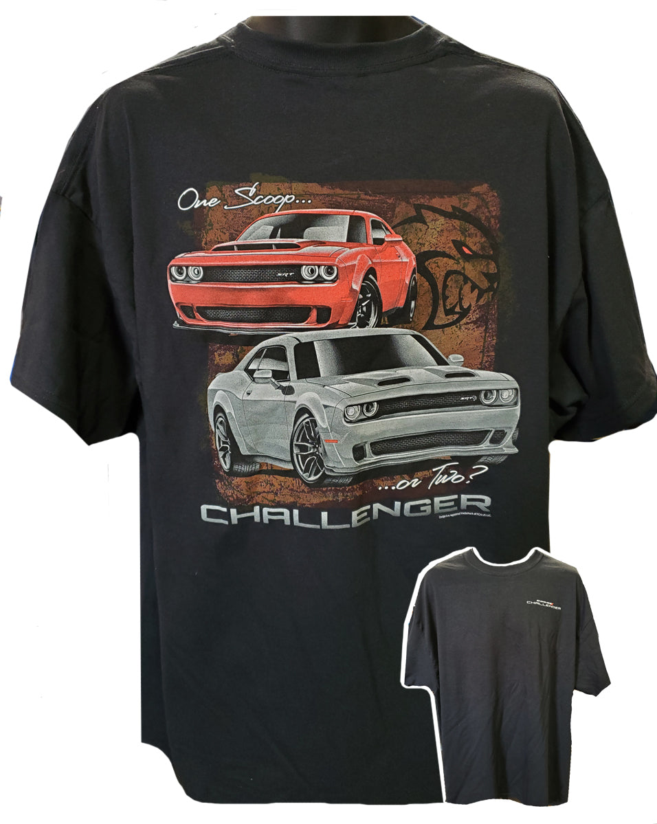 Dodge Challenger 2 Scoops Men's t-shirt David Carey Brand