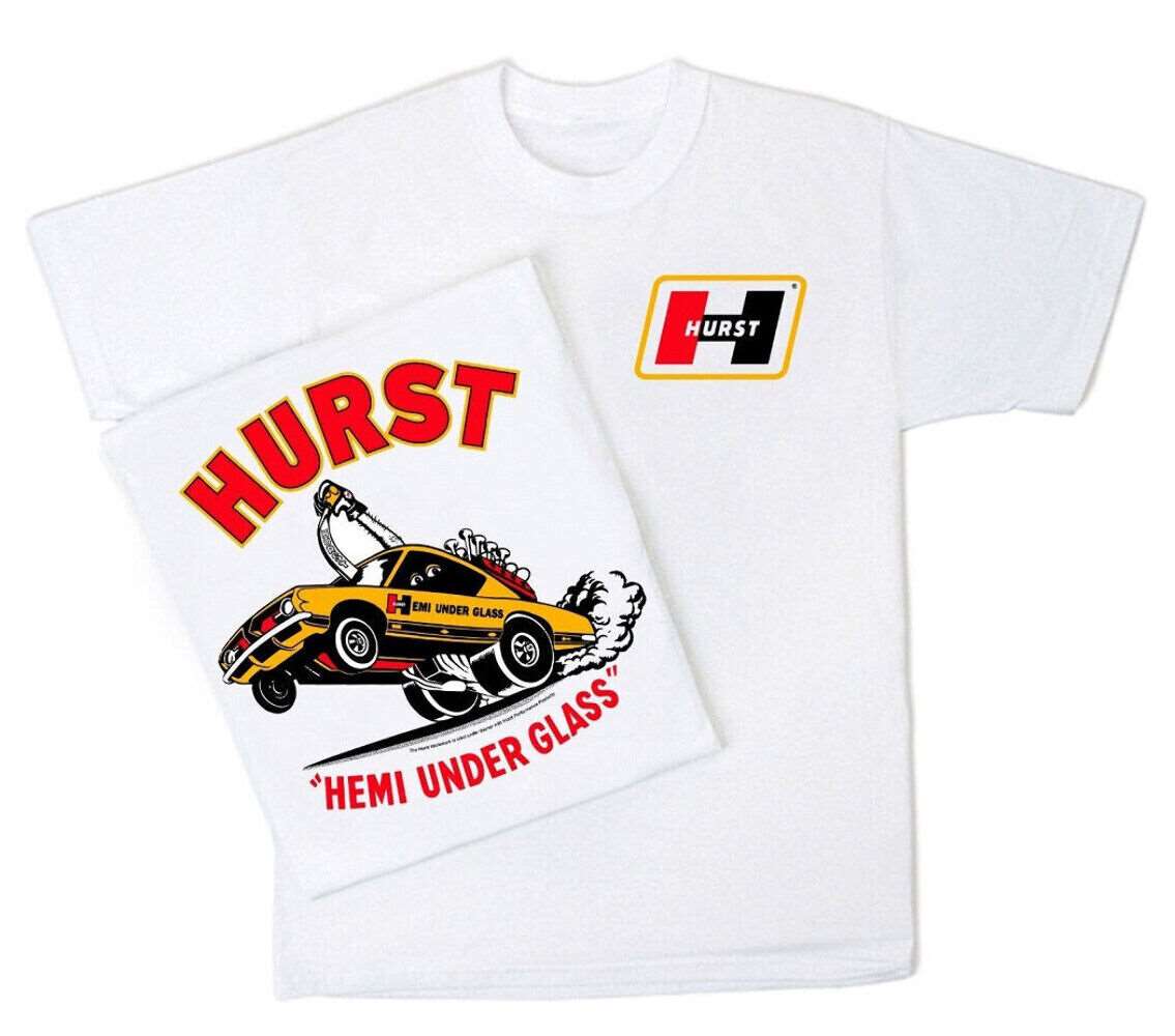 Hurst Hemi Under Glass Wheelstander Mens T shirt