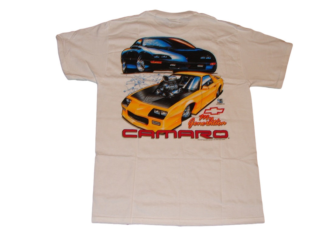 3rd and 4th Generation Camaros Chevrolet Johny Rockstar Brand Mens t shirt
