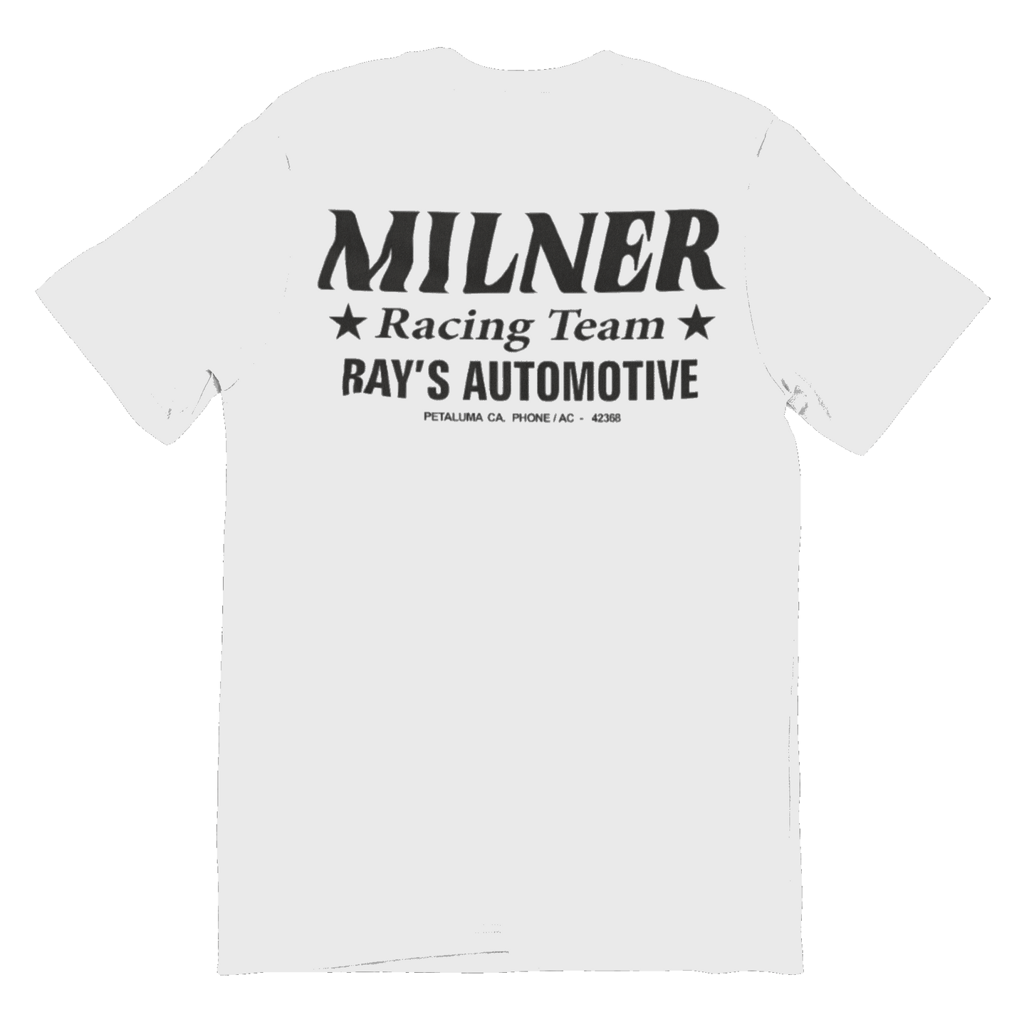 American Grafitti Milner Racing Team White Mens T Shirt Ford