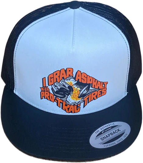 PRO-TRAC TIRES "I Grab Asphalt" 2 Colors available Trucker Hat