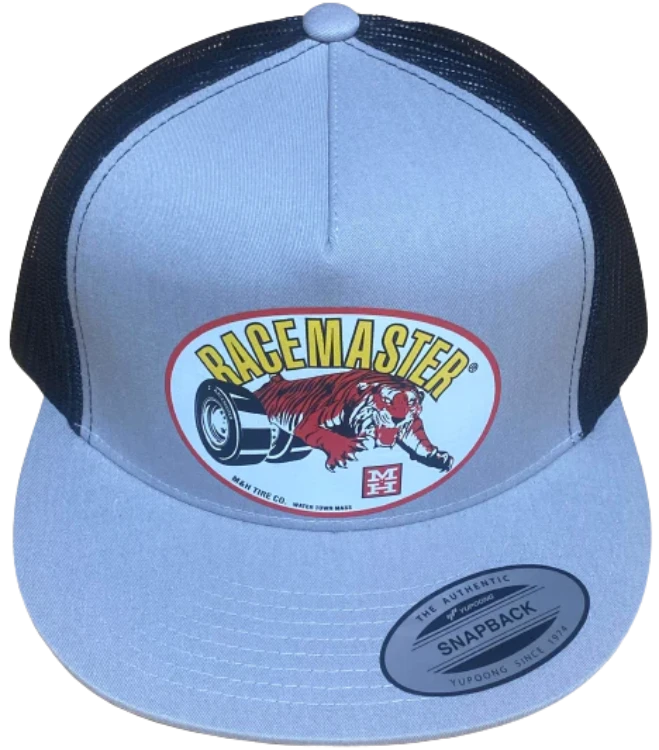 M&H Racemaster Trucker Hat Flat Bill 3 colors Hot Rods Drag Racing