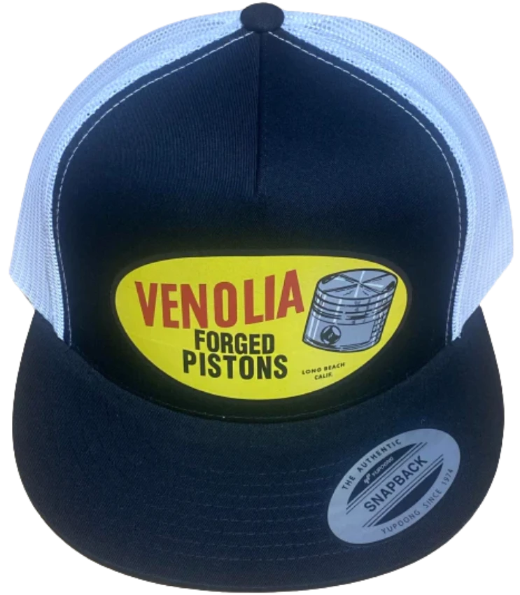 Venolia Forged Pistons Truckers Hat available in 3 colors Hot Rods Drag Racing