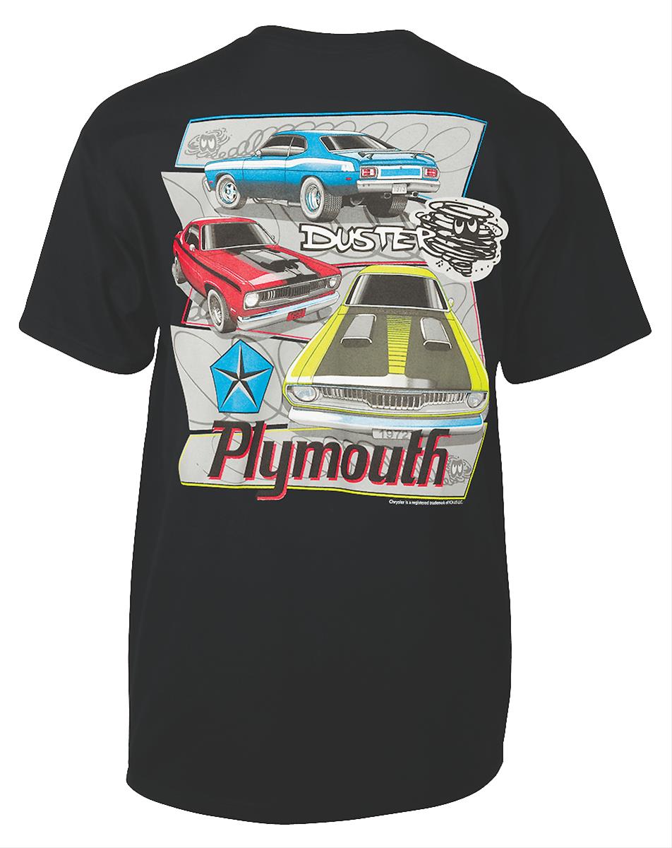 Plymouth Duster Mopar Men's T shirt Licensed Hot Rod Mopar