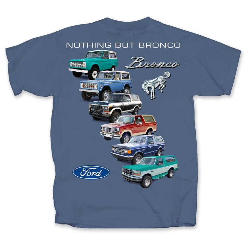 Nothing But Broncos Ford Men's T Shirt(Joe Blow T's) Licensed
