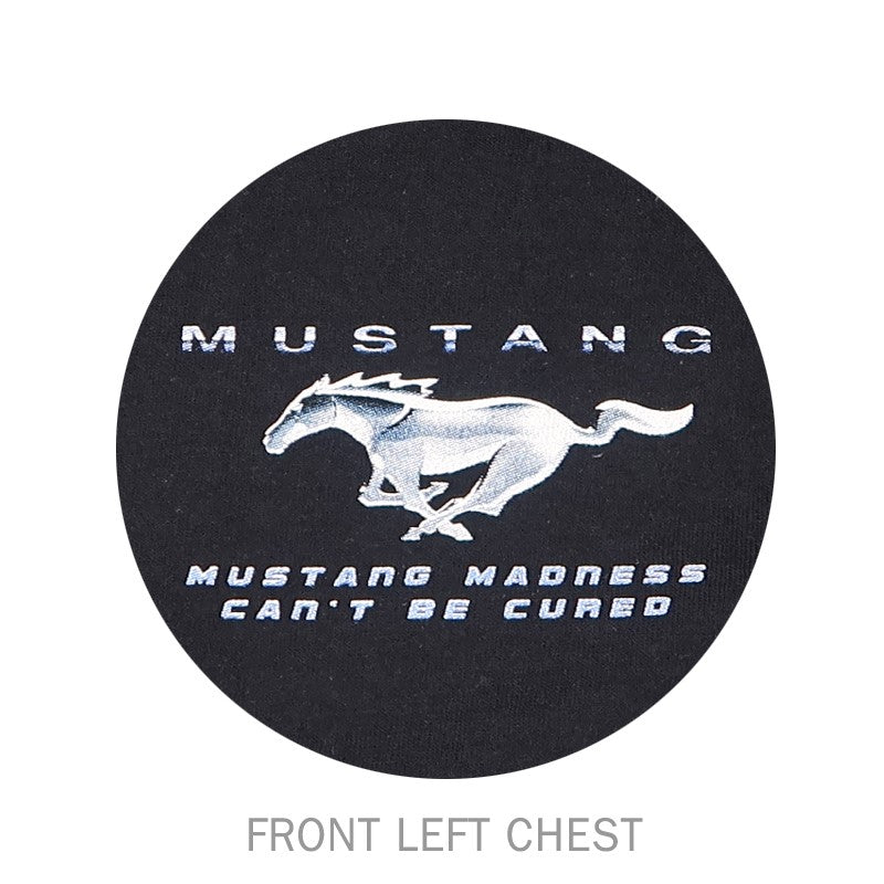Mustang Madness Can't Be Cured Ford Men's T shirt By Joe Blow Licensed