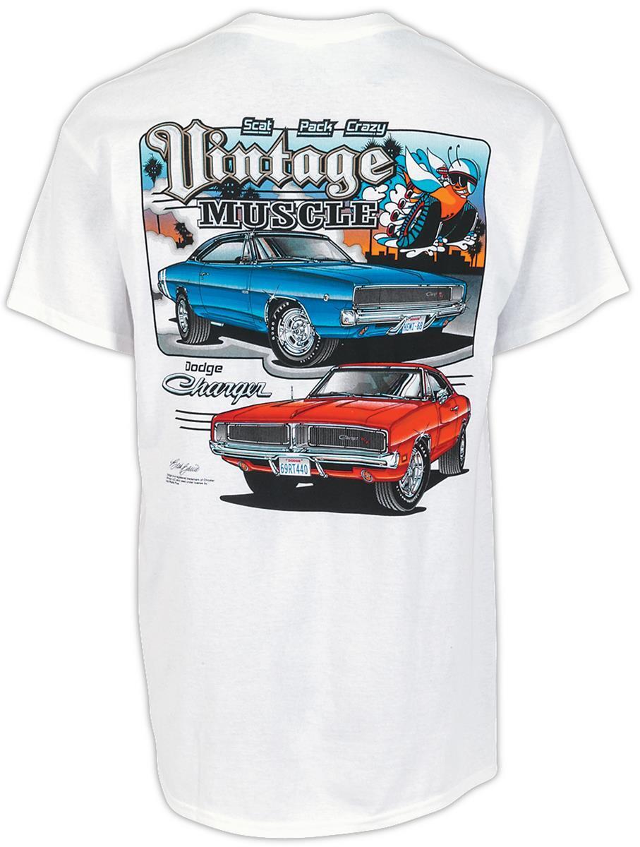 Dodge Charger Vintage Muscle Men's T-Shirt Licensed Hot Rod Mopar
