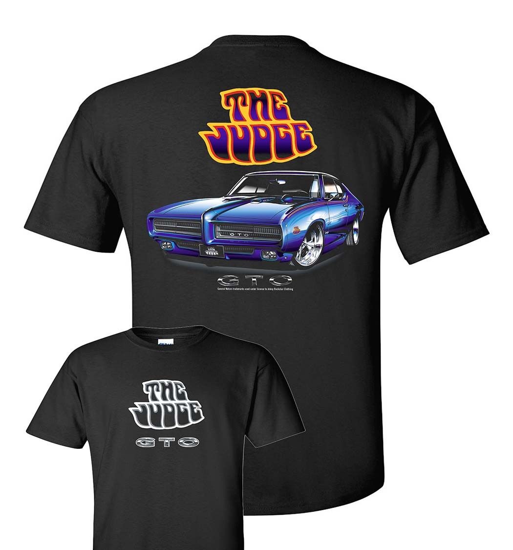 Pontiac GTO Judge Mens Black T shirt