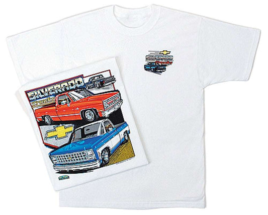 Silverado Chevrolet Trucks Men's T shirt  Licensed