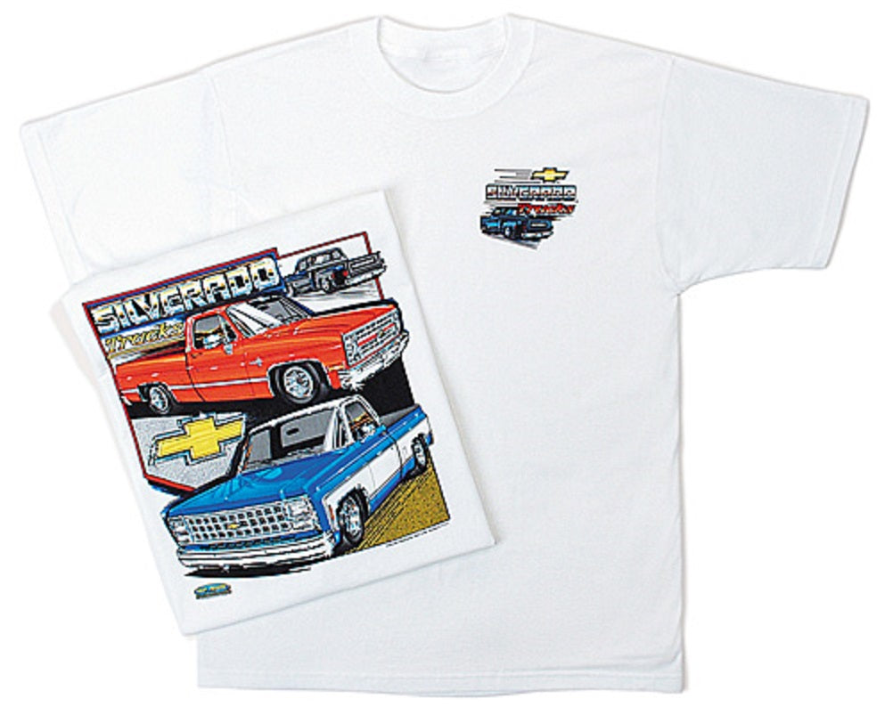 Silverado Chevrolet Trucks Men's T shirt  Licensed