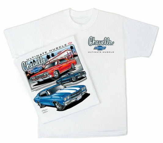 Chevrolet Chevelle Ultimate Muscle Mens T shirt  Chevy