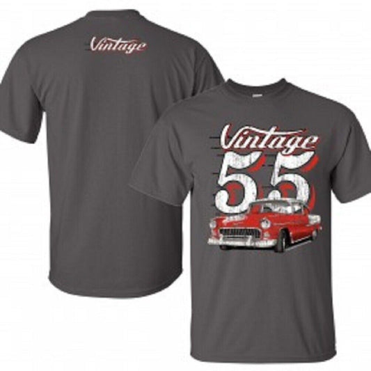 Chevrolet 1955 Bel Air Vintage Series  Mens T shirt   Licensed