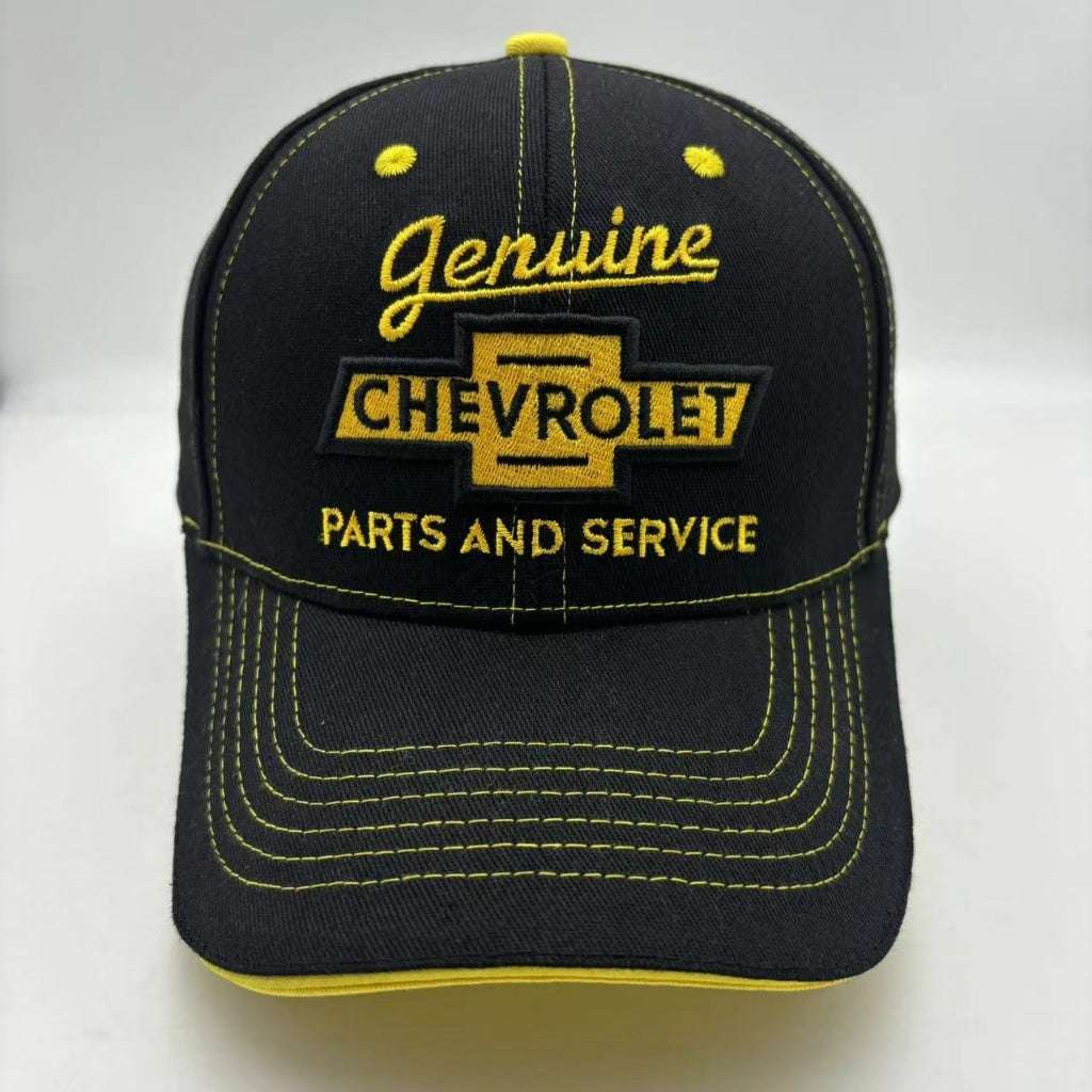 Chevrolet Parts & Service Men's Hat Black& Yellow