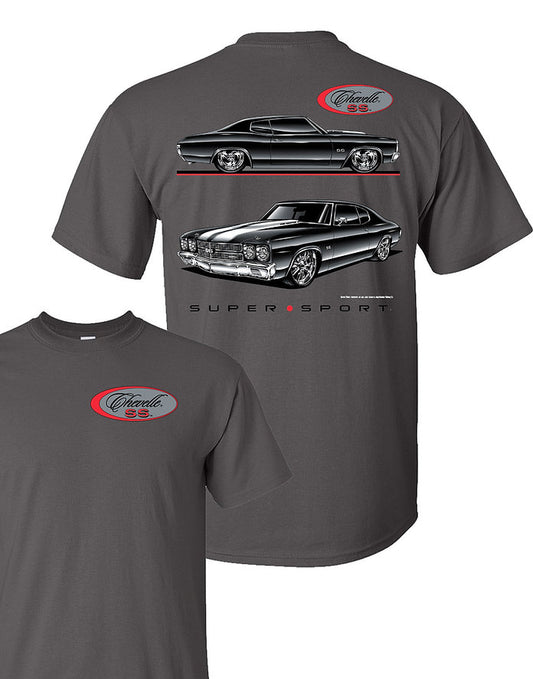 1970 Chevelle Chevrolet Blackline Mens T shirt