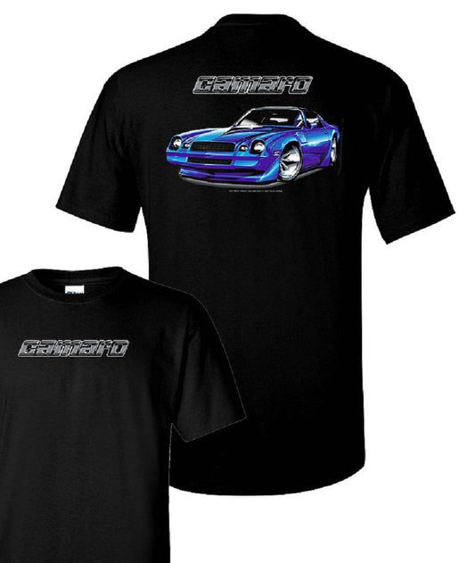 Chevrolet 1979 Camaro Mens Black T shirt Licensed