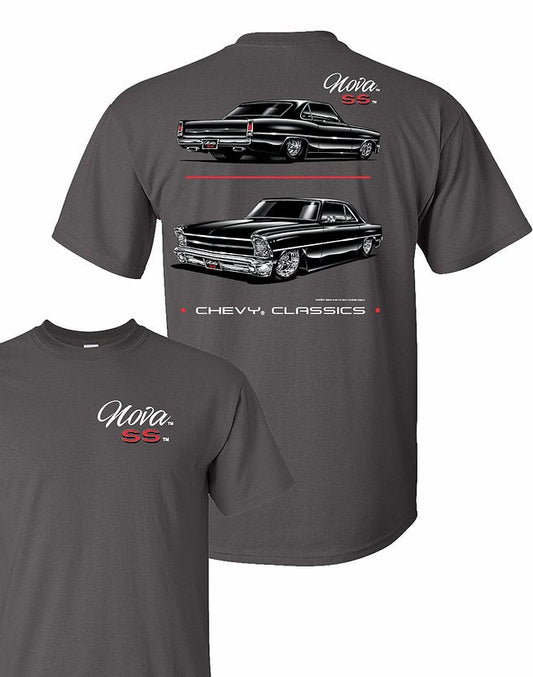 1966/67 Chevy Nova SS Mens Gray T Shirt