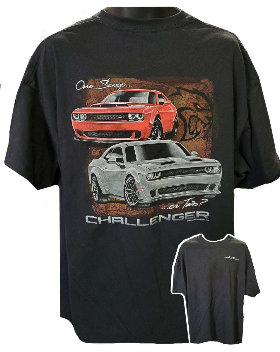 Dodge Challenger 2 Scoops  Men's t-shirt David Carey Brand