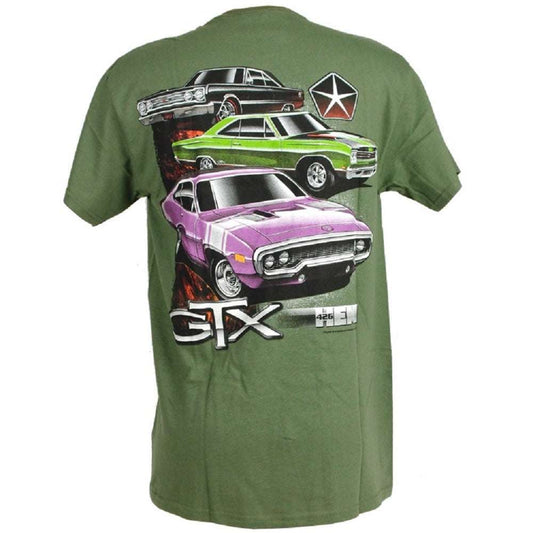 Plymouth GTX Men's T shirt Licensed Hot Rod  Mopar
