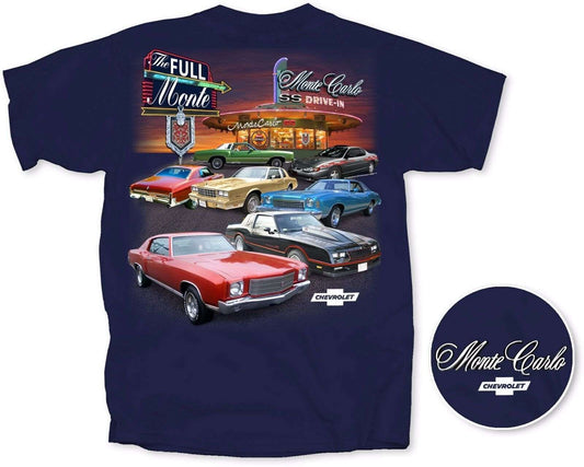 Chevrolet Monte Carlo Mens T shirt Chevy Licensed