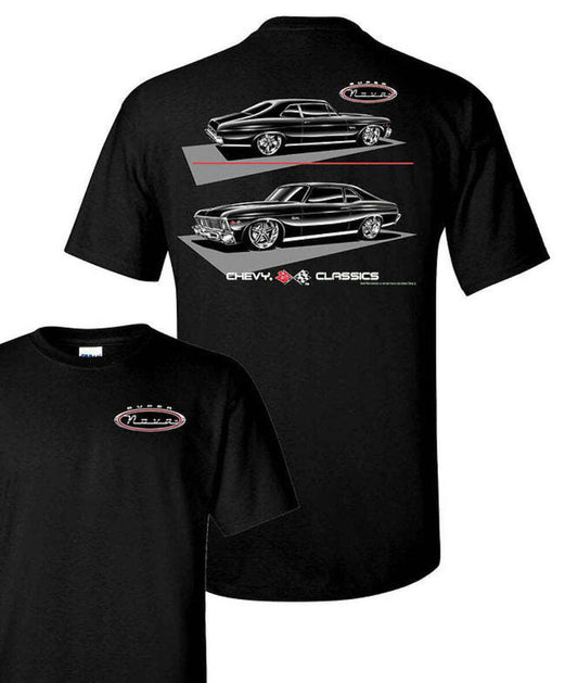 1968-72 Nova Chevrolet Silhouette Mens T shirt