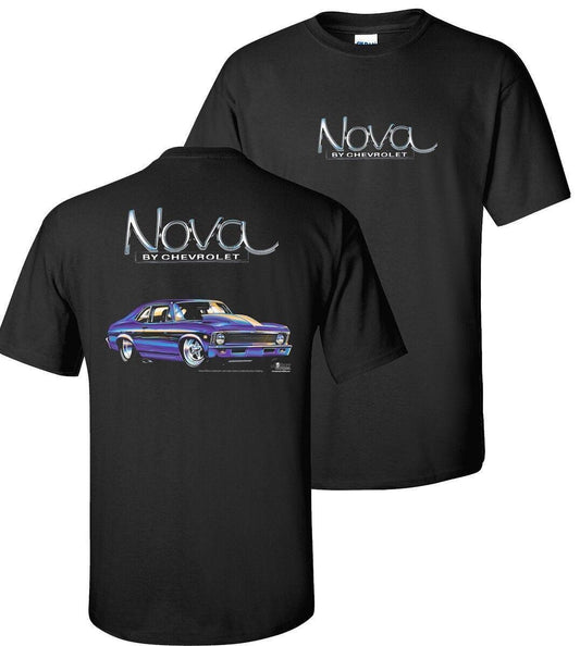 Nova SS by Chevrolet Men's Black T shirt Licensed