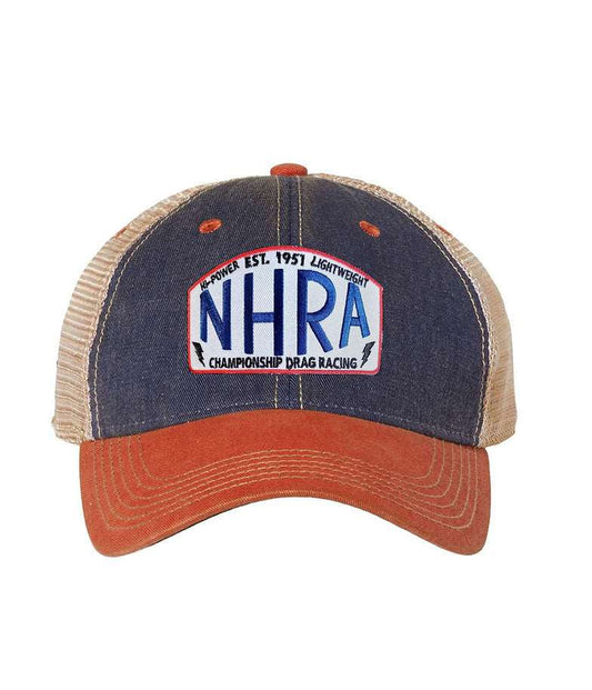 NHRA  Vintage Style Trucker Hat Snap Back