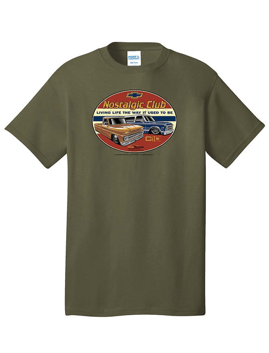 Chevy 60's Pickup and Blazer Trucks Men's T shirt Licensed Johny Rockstar Brand