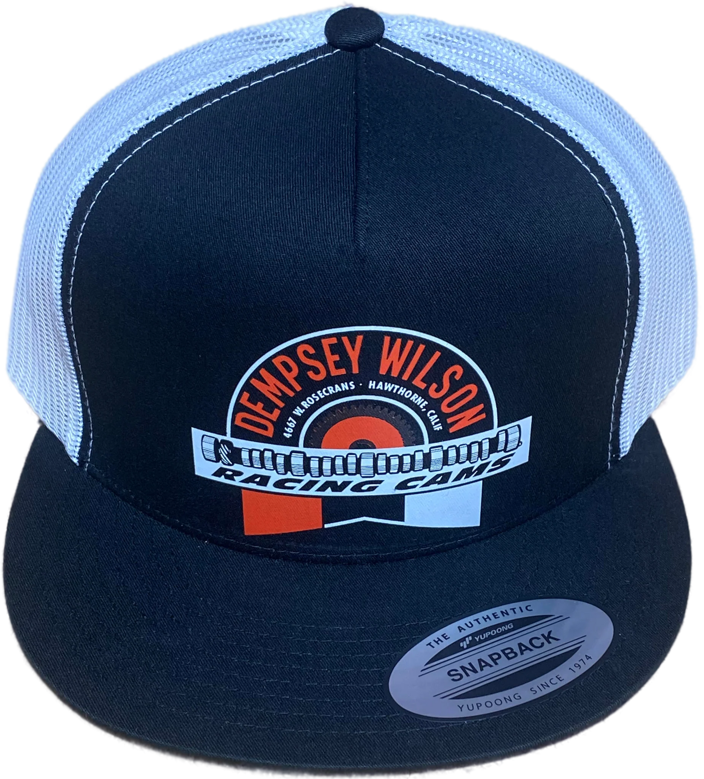 Dempsey Wilson Racing Cams Truckers Hat Snapback Merchants of Speed