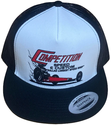 Competition Speed and Custom Dallas Truckers Hat Snap back Hot Rods Drag Racing