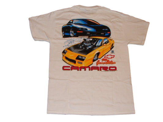 3rd and 4th Generation Camaros Chevrolet Johny Rockstar Brand Mens t shirt