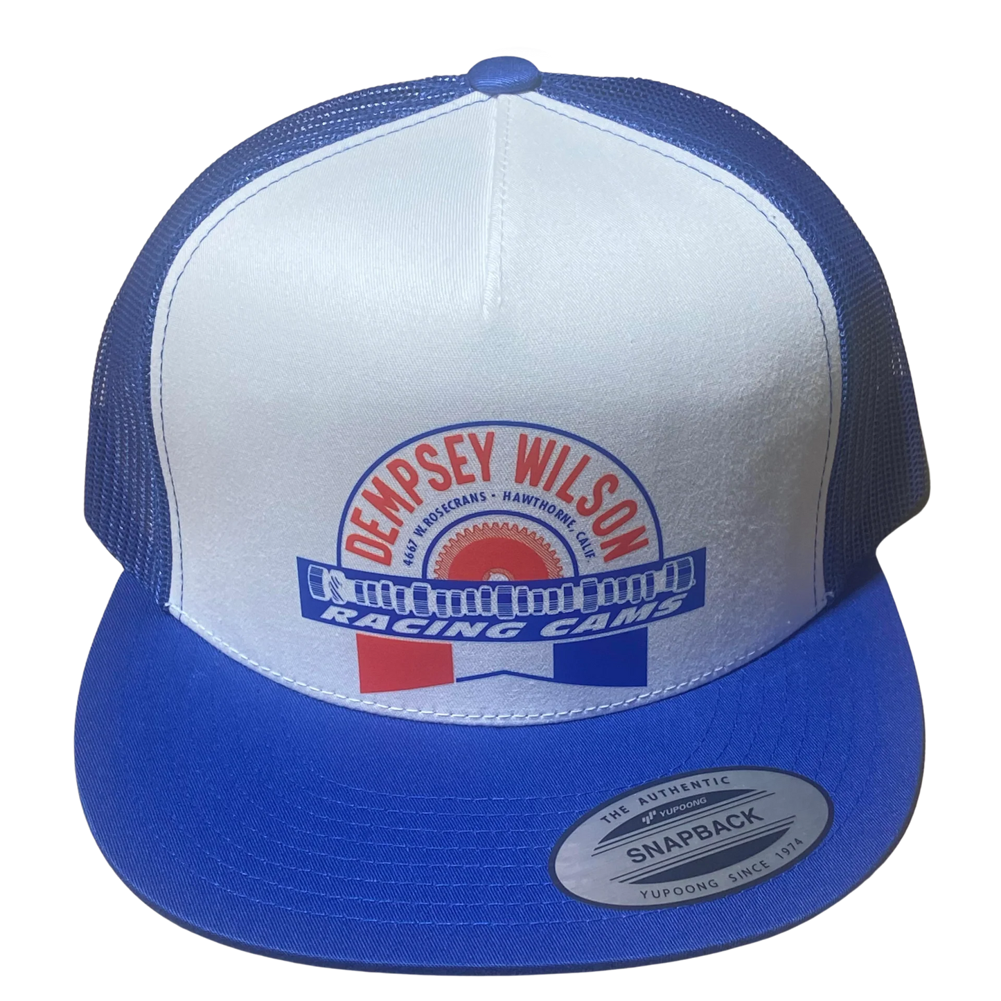 Dempsey Wilson Racing Cams Truckers Hat Snapback Merchants of Speed
