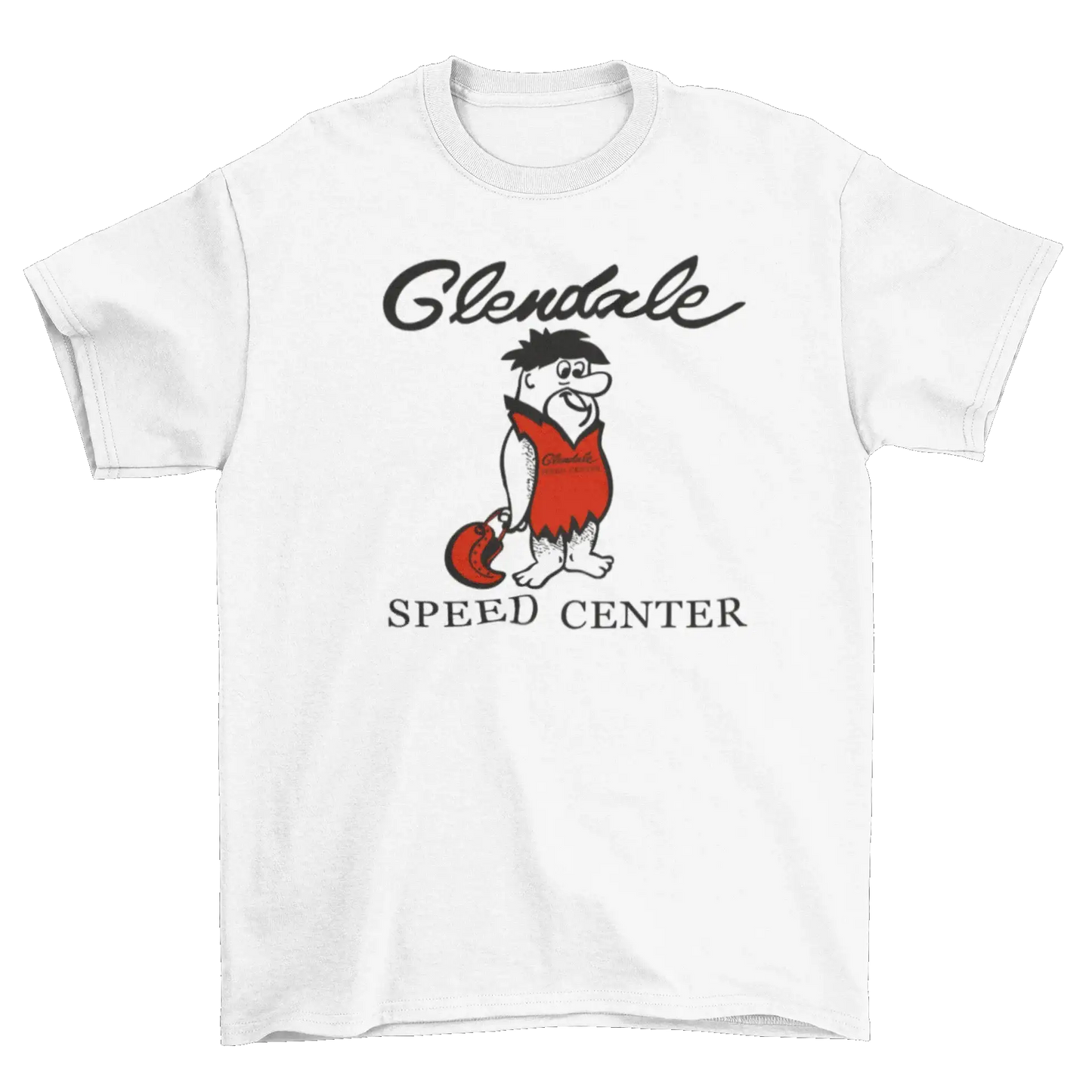 Glendale Speed Center From Two Lane Blacktop movie Mens T Shirt Drag Racing Hot Rods