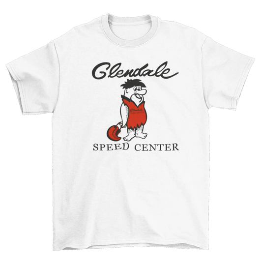 Glendale Speed Center From Two Lane Blacktop movie Mens T Shirt Drag Racing Hot Rods