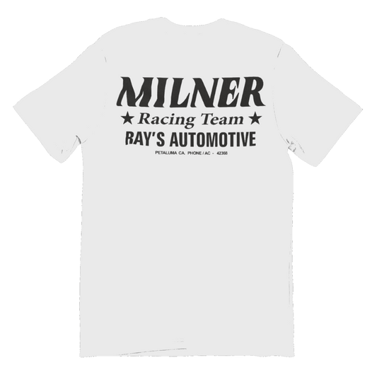 American Grafitti Milner Racing Team White  Mens T Shirt Ford