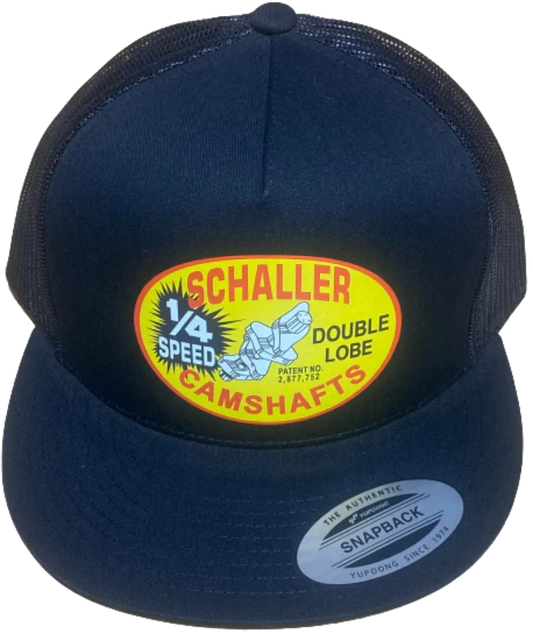 Schaller Camshafts Trucker Hats available in 2 colors Hot Rods Drag Racing