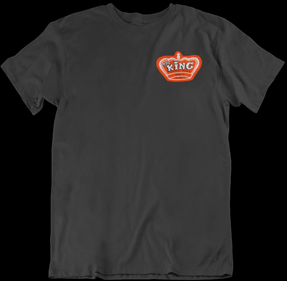 THE KING SPEED SHOP Illinois Black Tee T-Shirt by Merchants of Speed