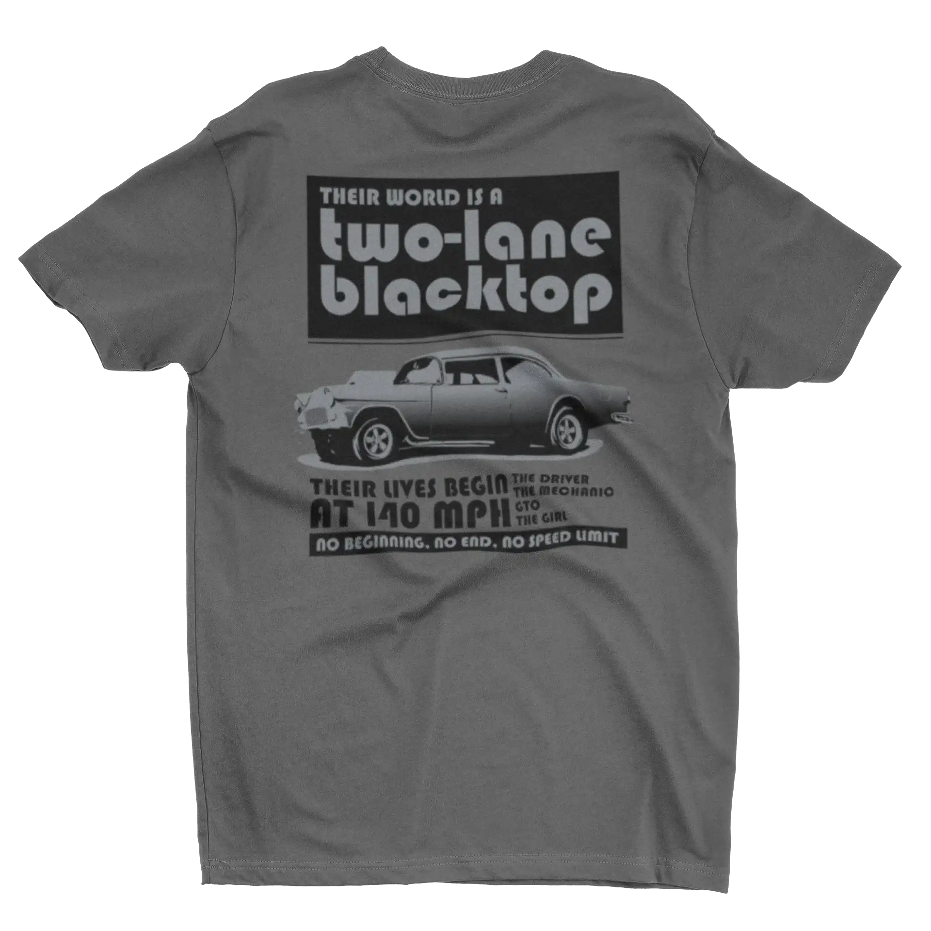 TWO-LANE Blacktop Movie '55 Chevy Men's Shirt