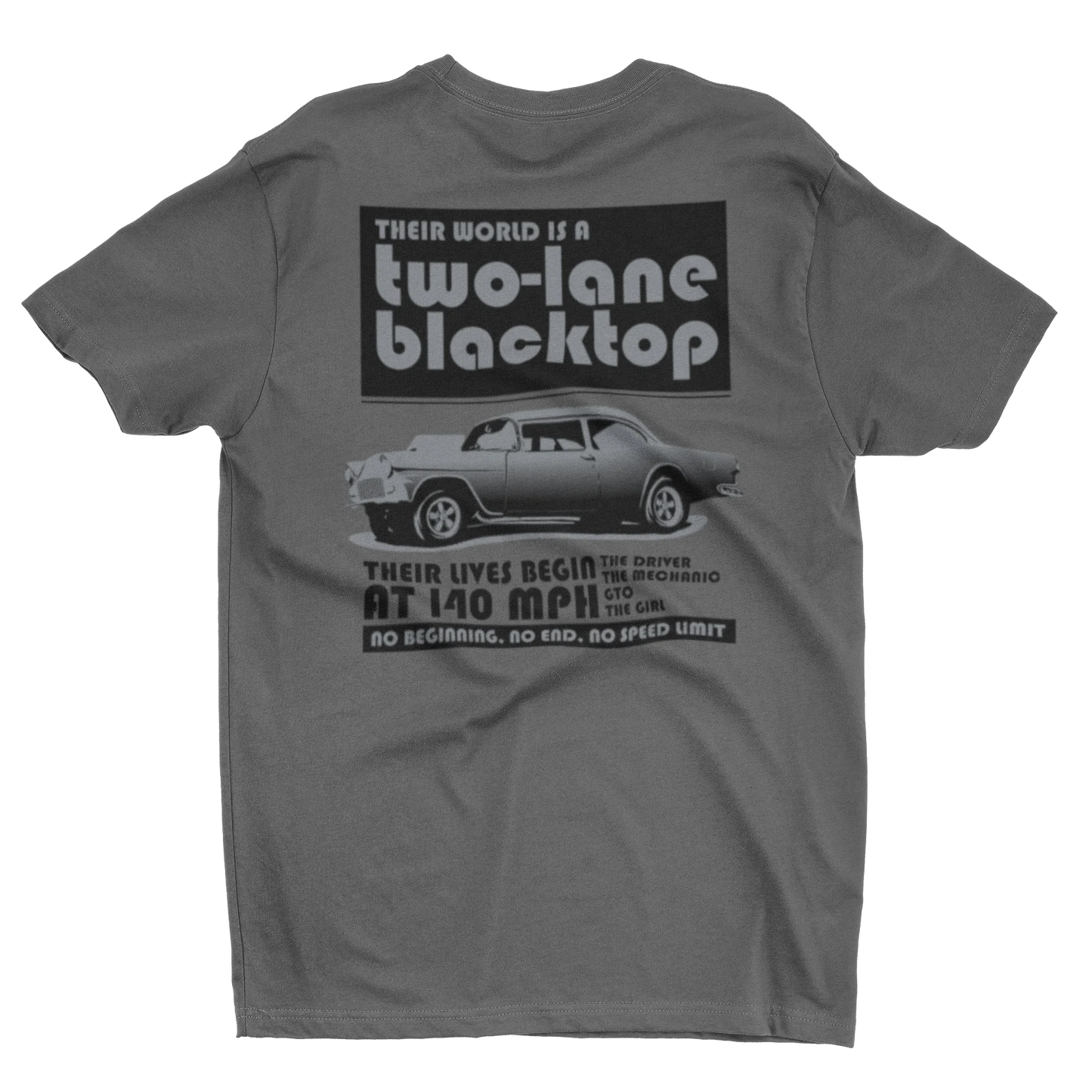 TWO-LANE Blacktop Movie '55 Chevy Men's Shirt