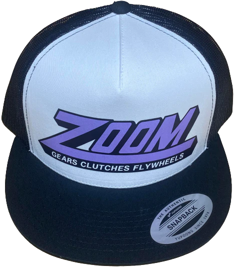 Zoom Clutches and Flywheels Trucker hat available in 2 colors Hot Rods Drag Racing