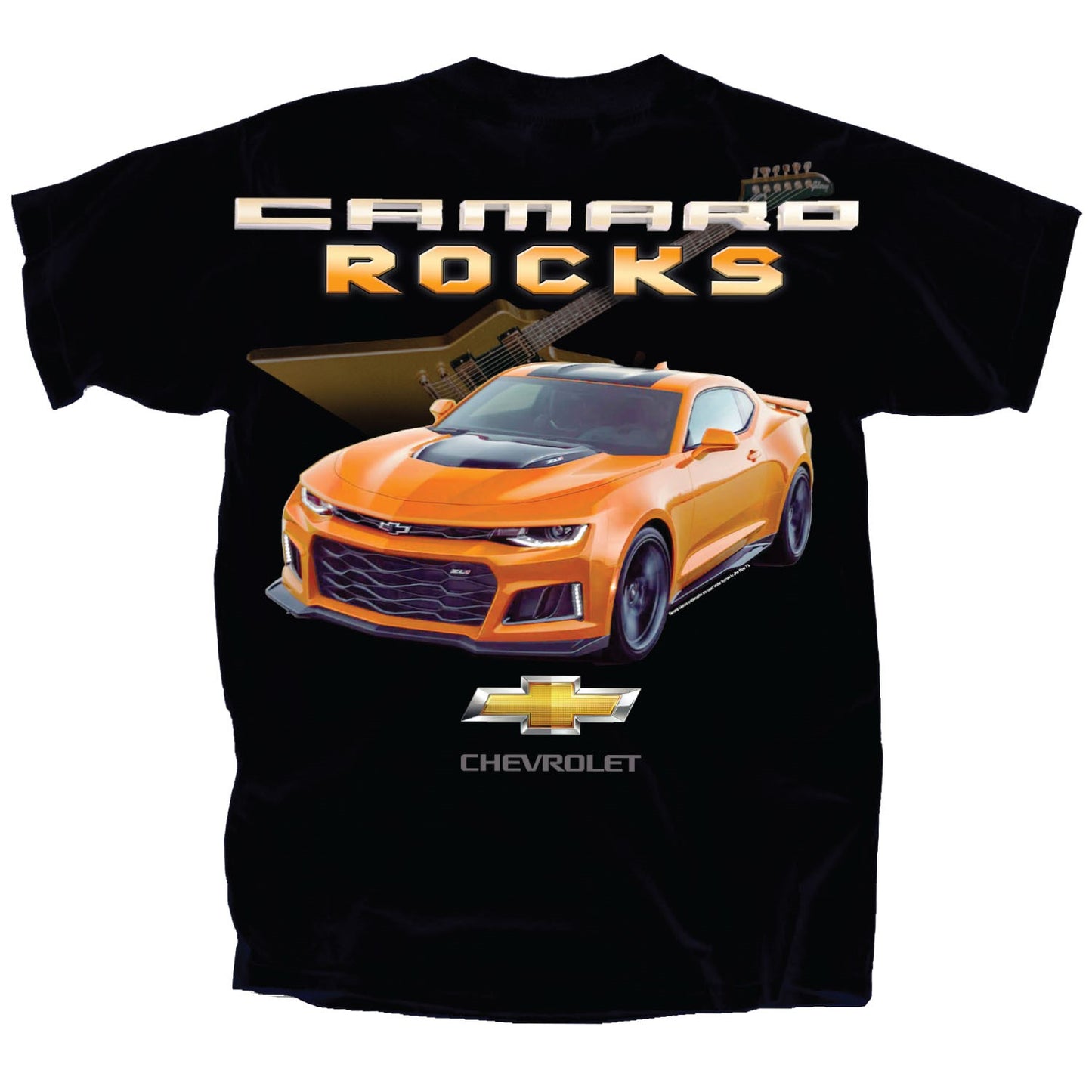 Camaro Rocks Chevy Camaro Men's T Shirt By Joe Blow Licensed