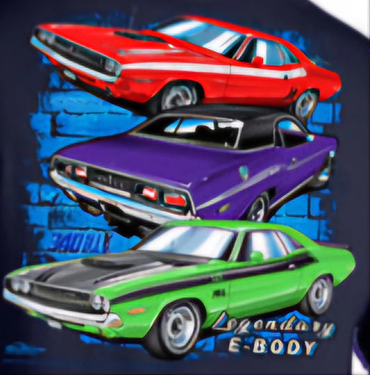Legendary E body Challenger Dodge Men's T Shirt Johny Rockstar Brand
