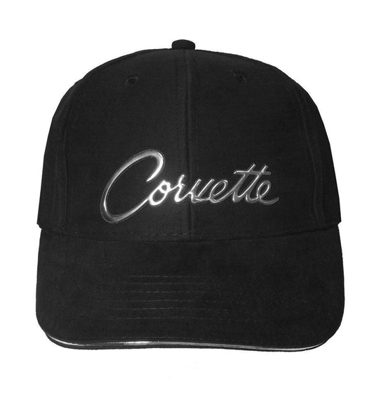 Chevrolet Corvette Liquid Metal Mens Hat licensed