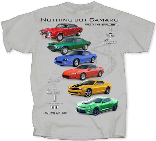 Nothing But Camaros  Chevrolet Men's T shirt(Joe Blow t's) Licensed