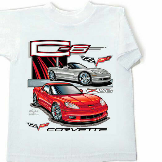 Chevrolet C6 Corvette Men's T shirt Licensed